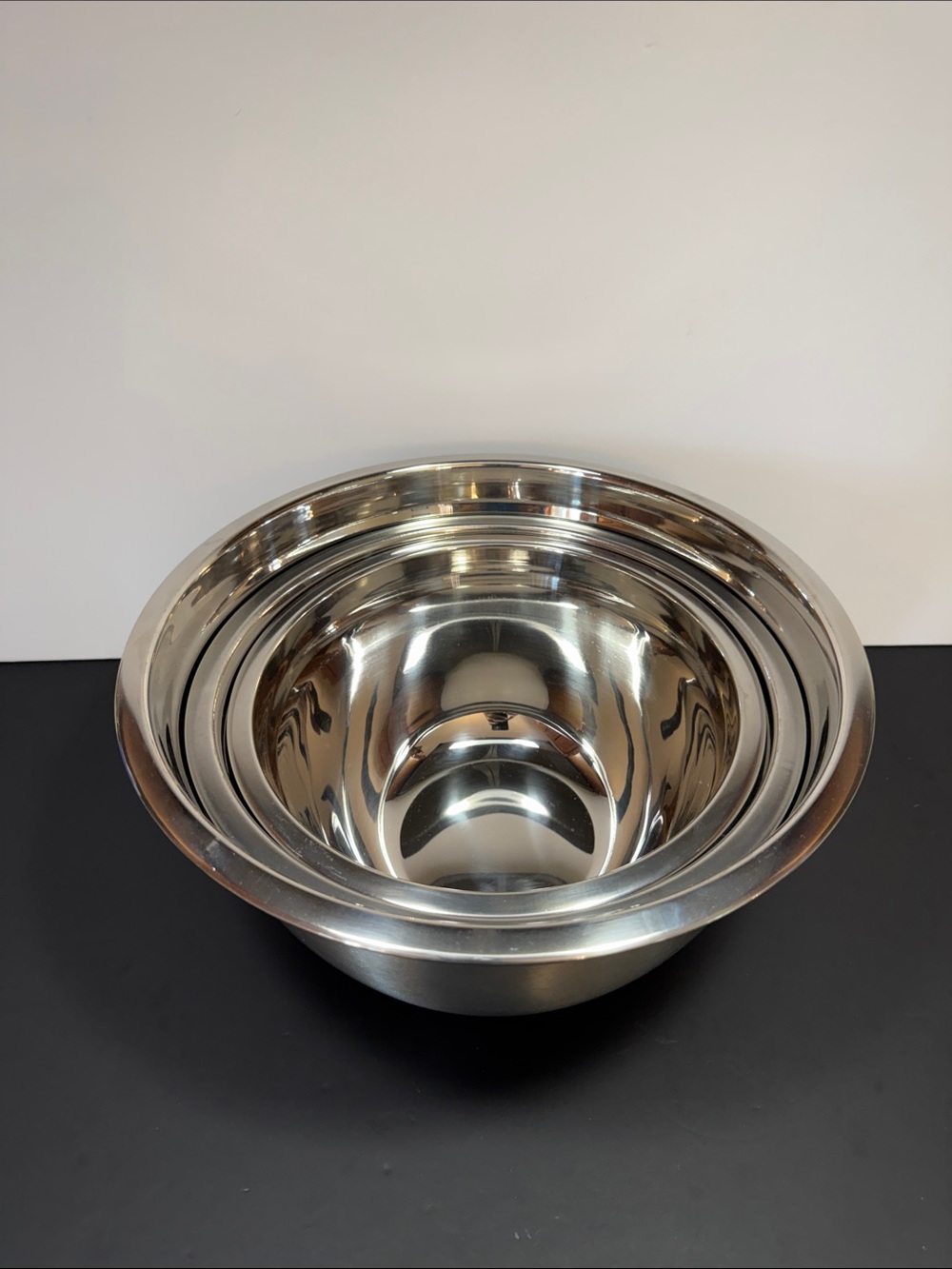 NEW Ekco Stainless Steel Mixing Bowl Set - Silver